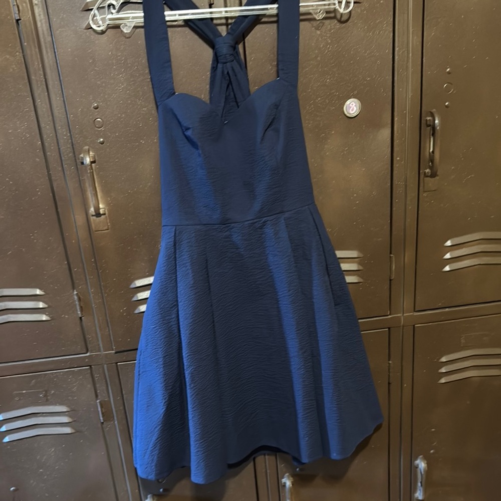 Lauren James Navy Dress sz XS